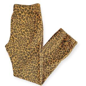 Sanctuary x Anthropologie Animal Print 100% Cotton Joggers